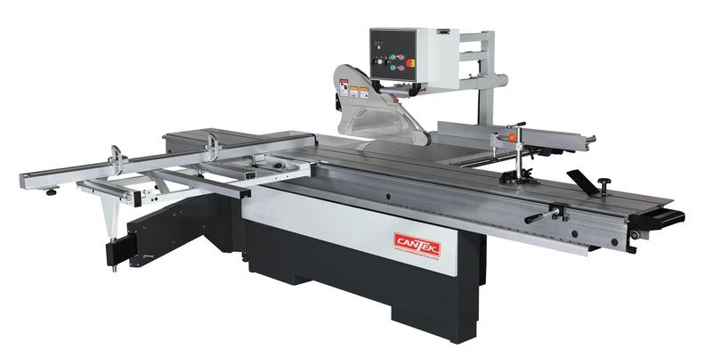 Cantek D405A - 10 Ft - 3 Ph - Sliding Table Saw with Power Raise