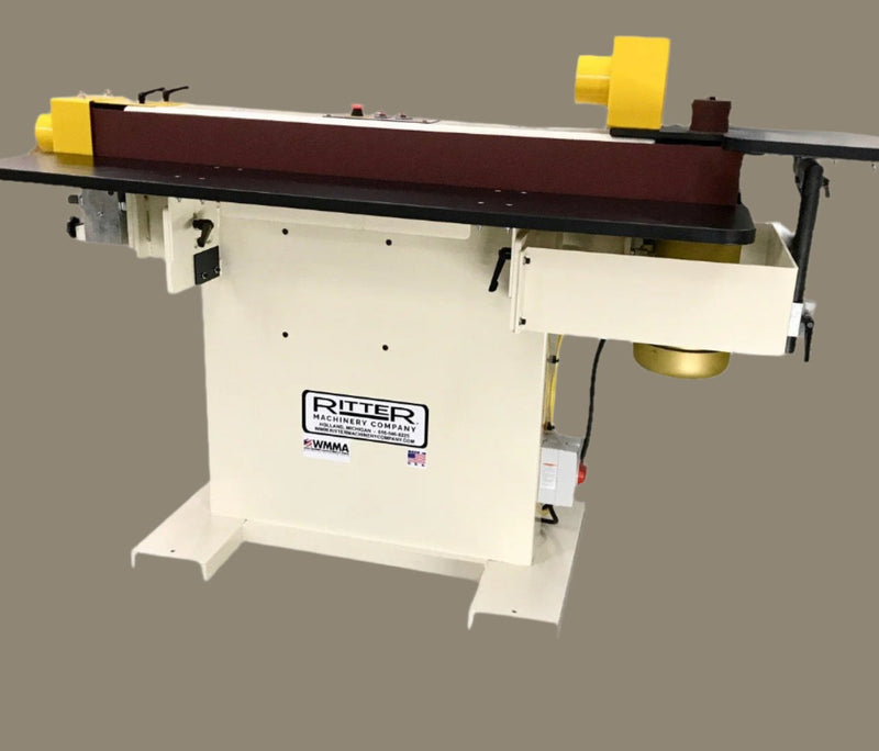 6" x 132" - Double Sided - Oscillating Horizontal Edge Belt Sander  - Ritter Model R933