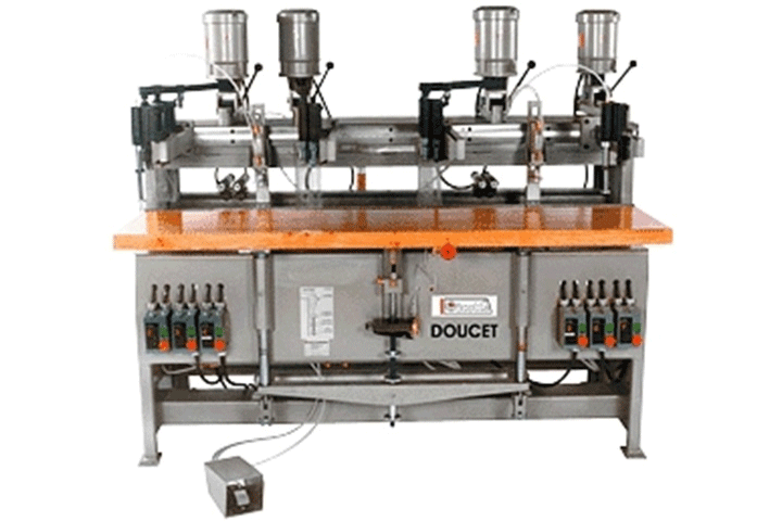 Doucet Airbor 735 Pneumatic Combination Boring Machine